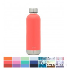 Simple Modern 17oz Bolt Water Bottle - Stainless Steel Hydro Swell Flask - Double Wall Vacuum Insulated Reusable Blue Small Kids Metal Coffee Tumbler Leak Proof Thermos - Ocean Quartz 569664192